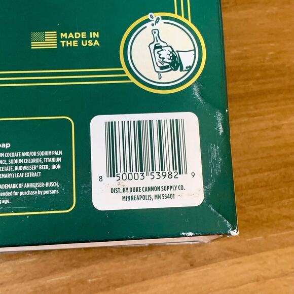 Duke Cannon Jingle Booze Set Busch Beer Buffalo Trace Bourbon Bay Budweiser Soap - Picture 15 of 15